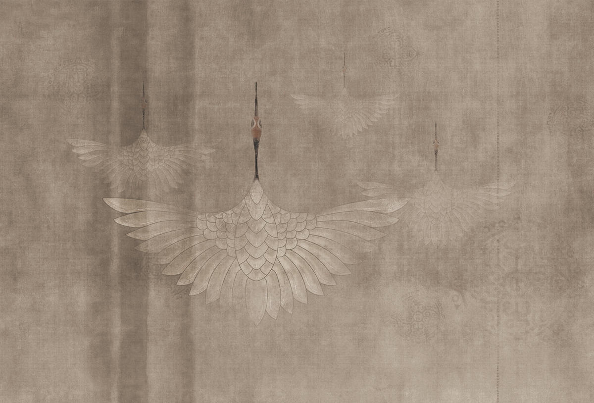 [创意华体买球 - 附件|装饰画/墙饰|办公华体买球|华体买球（中国）华体买球|鹤舞-原创定制壁画]